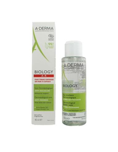 A-Derma Pack Biology A-R 40ml e Biology Acqua Micellare 100ml