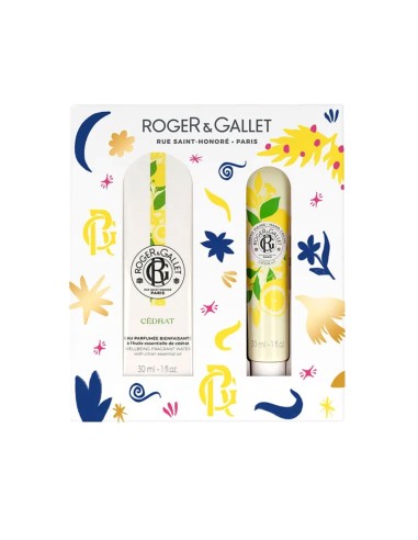 Pacco Roger Gallet Cedro Acqua Profumata 30ml e Crema Mani al Cedro 30ml in Omaggio