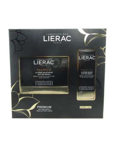 LIERAC PACK PREMIUM PREMIUMO PREMUPOSTUOLO CREMA 50ML + PREMIUM 15 ML Crema per contorno occhi