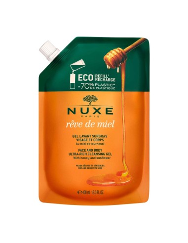 Nuxe Rêve de Miel Gel Detergente Ricarica 400ml