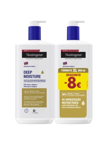 Neutrogena Pacco Idratazione Profonda Olio in Lozione 2x400ml