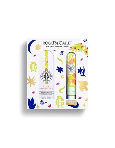 Roger Gallet Confezione Fleur d'Osmanthus Acqua Profumata 30ml e Crema Mani 30ml