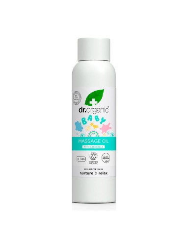 Dr Organic Baby Olio per Massaggi con Calendula 150ml