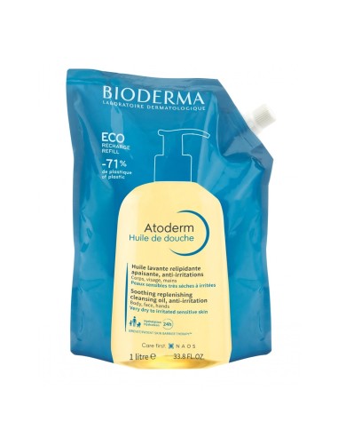 Bioderma Atoderm Ricarica Olio Doccia 1000ml