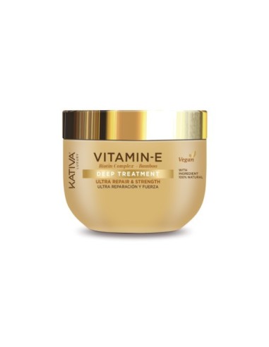 Kativa alla vitamina E Ultra Riparazione e Forza Maschera 300ml