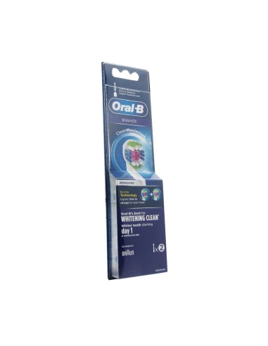 Pennello di ricambio bianco Oral B 3D x2