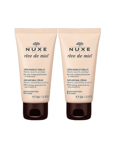 Nuxe Rêve de Miel Crema per Mani e Unghie 2x50ml