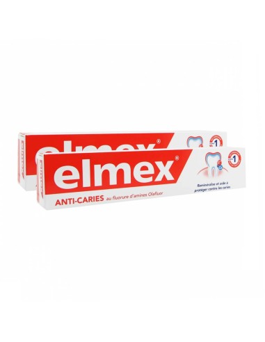 Dentifricio Elmex Anti-Carie 75mlx2