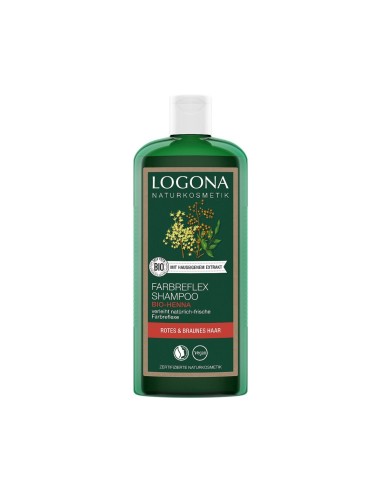 Logona Shampoo Riflessante al Colore con Estratto di Henné 250ml