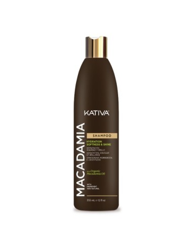 Kativa Macadamia Shampoo Idratante Morbidezza e Lucentezza 355ml