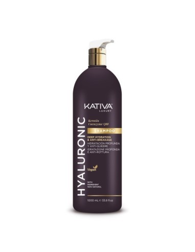 Kativa Hyaluronic Shampoo Idratazione Profonda e Anti-Rottura 1000ml