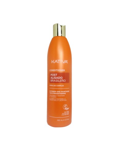 Kativa Post Straightened Conditioner Prolunga e mantiene il raddrizzamento 355ml