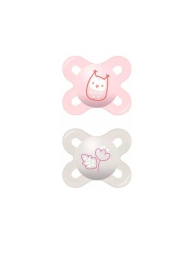 Mam Start Forest Silicone Soother 0-2m Blue 2 Units