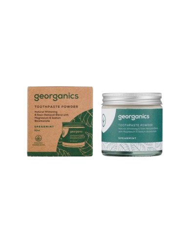 Georganics Polvere Sbiancante con Olio di Menta 60ml