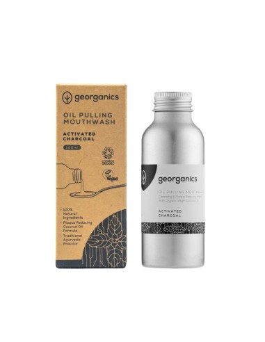 Georganics Elixir Boccale Carbone Attivo e Olio di Cocco Biologico 100ml