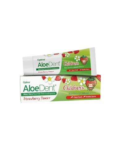 AloeDent Dentifricio per Bambini Gusto Fragola 50ml