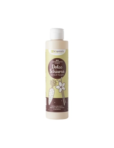 LaSaponaria Gel Delicato per Doccia Vaniglia e Carota 200ml