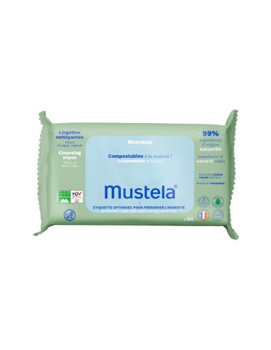 Mustela Bio Salviette Detergenti  60 unità