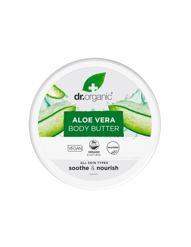 Dr. Organic Burro Corpo all'Aloe Vera 200ml