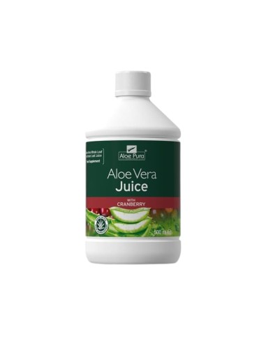 Aloe Pura Succo di Aloe Vera con Mirtillo Rosso 500ml