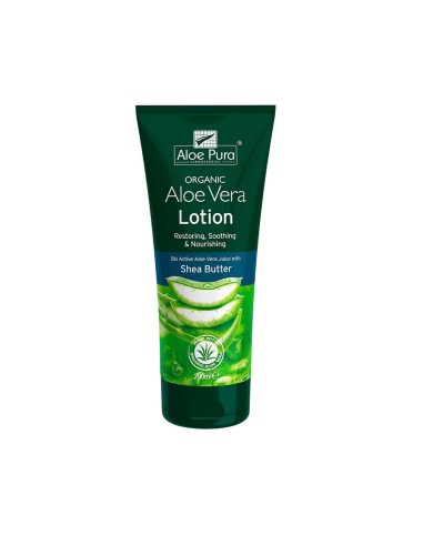 Aloe Pura Crema Corpo con Aloe Vera Biologico e Burro di Karité 200ml