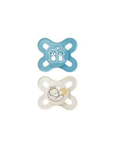 MAM Original Start Silicone Blu 0-2M 2 pezzi