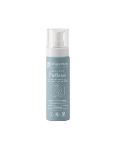 LaSaponaria Crema Viso Idratante Riequilibrante alla Melissa 50ml