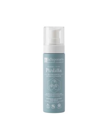 LaSaponaria Crema Viso Nutriente Mirtillo 50ml