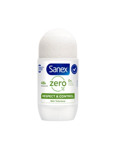 Sanex Zero% Deodorante Roll-On Rispetto e Controllo 48h 50ml