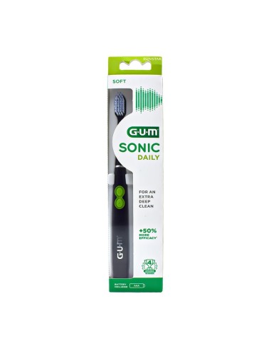Gum Sonic Daily Spazzolino Elettrico Soft 4100 Black