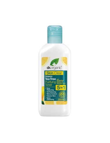 Dr. Organic Skin Clear Tea Tree Tonico Purificante 200ml