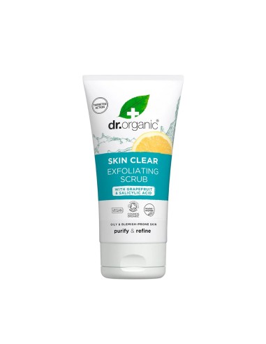 Dr. Organic Skin Clear Esfoliante Viso 150ml