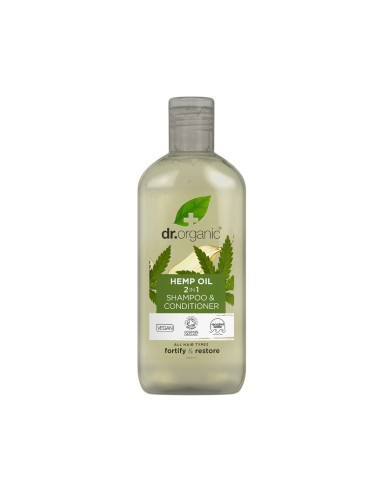 Dr. Organic Hemp Shampoo e Balsamo 2 in 1 265ml