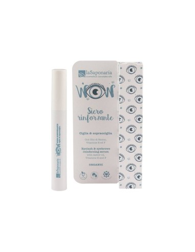 laSaponaria WOW Siero Fortificante per Ciglia e Sopracciglia 10ml
