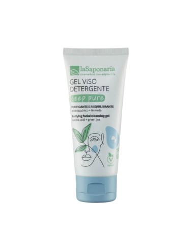 laSaponaria Deep Pure Gel detergente viso 100ml