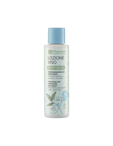 laSaponaria Pure Glow Lozione Viso Levigante ed Esfoliante 150ml