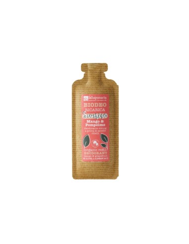 laSaponaria Ricarica Biodeo Roll On Sunrise Mango e pompelmo 40 ml