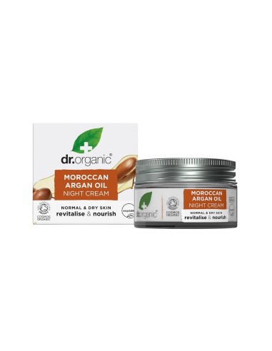 Dr. Organic Crema Notte all'Argan 50ml