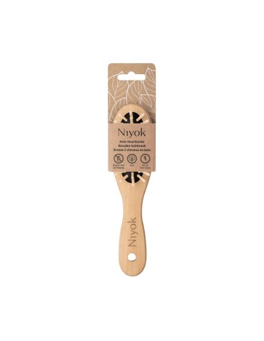 Niyok Spazzola in Legno per Capelli 18cm