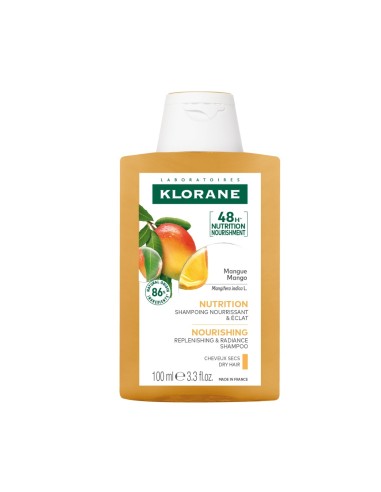 Klorane Shampoo Riparatore Al Burro Di Mango 100ml