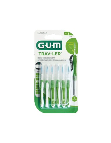 Spazzola dentale Gum Trav-ler 1.1mm x6