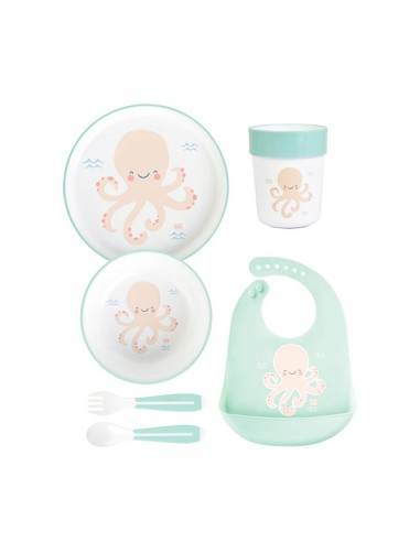 Saro Happy Sea microonde lavastoviglie set da 6 pezzi