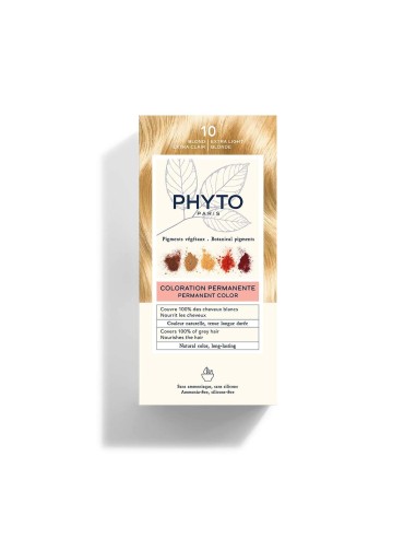Phyto Color Coloring permanente con pigmenti vegetali 10 biondo leggero extra