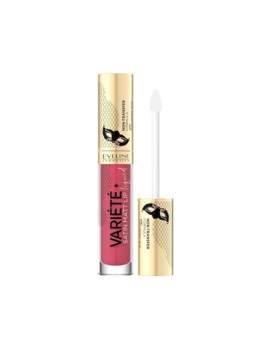 Eveline Cosmetics Variété Satin Matt Lip Liquid 06 Strawberry Cocktail 4 ml