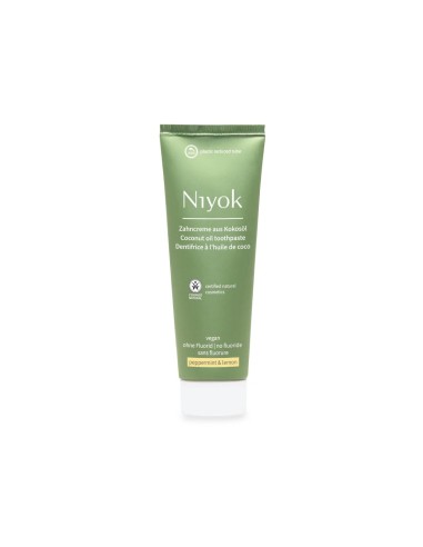 Niyok Dentifricio Naturale all'Olio di Cocco Menta Pimenta e Limone 75ml