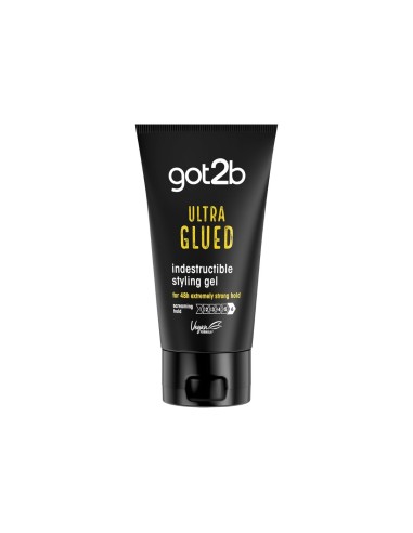 Schwarzkopf Got2b Gel per Capelli Ultra Glued Fissaggio Ultra Forte 150ml