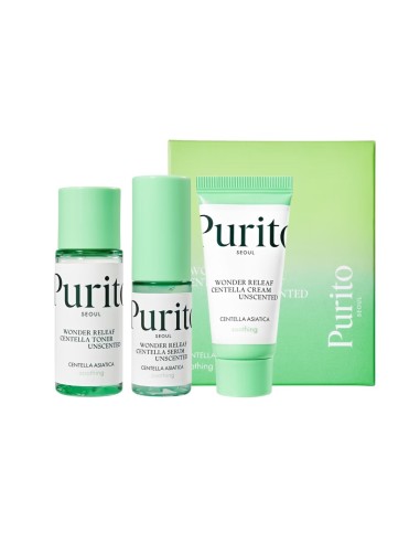 Kit Mini Purito Wonder Releaf Centella Senza Profumo