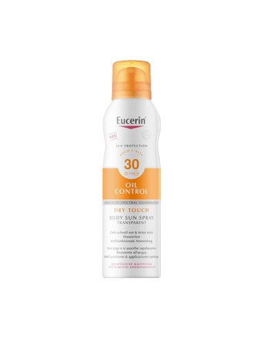Eucerin Sun Body Oil Control Aerosol Spray SPF 30 200ml