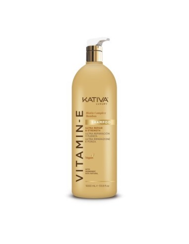 Kativa Vitamin E Shampoo Ultra Riparazione e Forza 1000ml